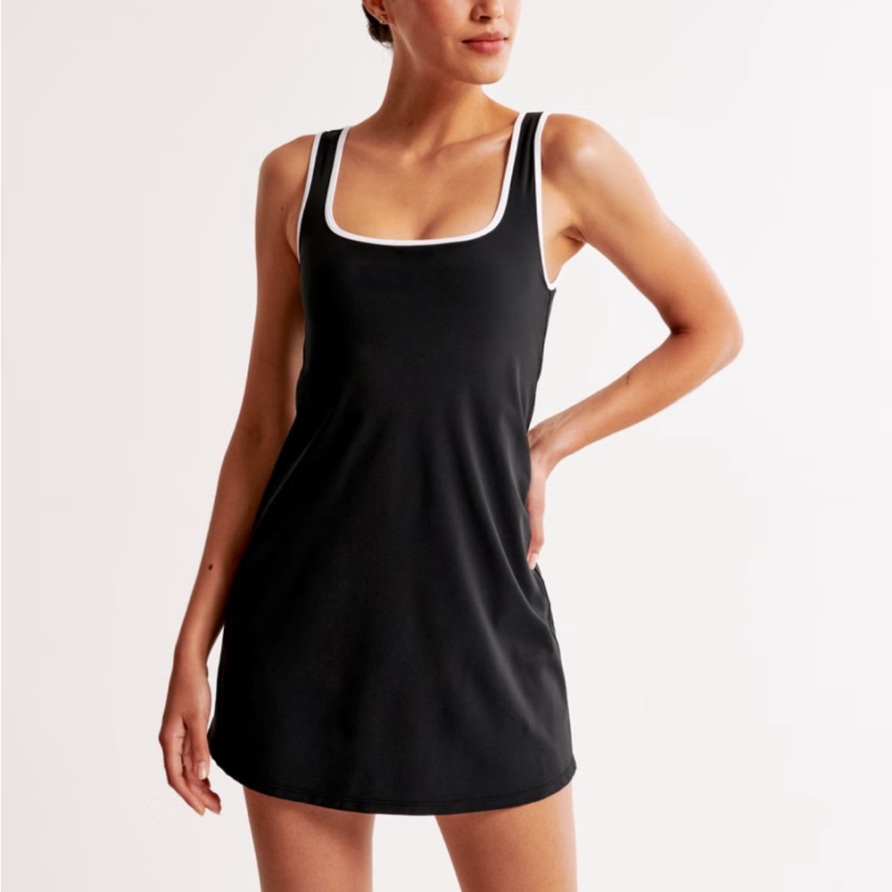 Square neck Traveler Mini Dress